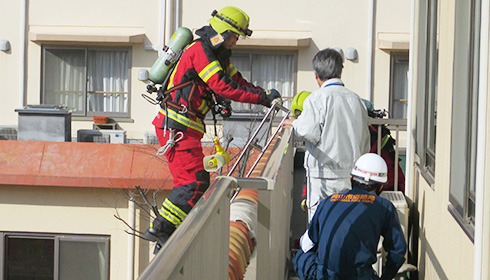 写真：災害時の緊急避難施設